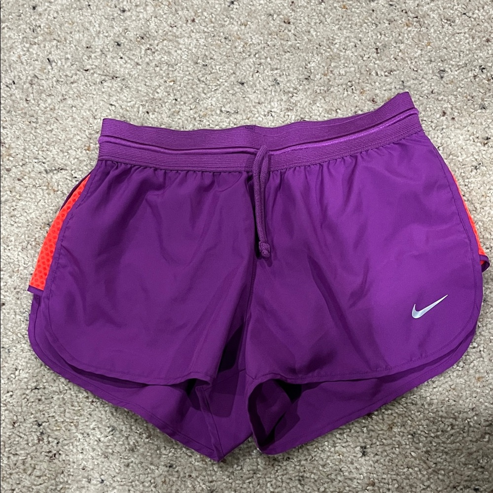 Nike Women's Vibrant Purple Athletic Shorts